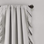 Lush Decor - Reyna Collection White Window Curtain Pair