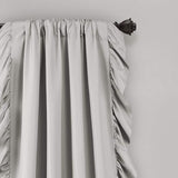 Lush Decor - Reyna Collection White Window Curtain Pair