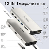 WAVLINK USB C Hub To DisplayPort And Dual HDMI For MST Docking Station