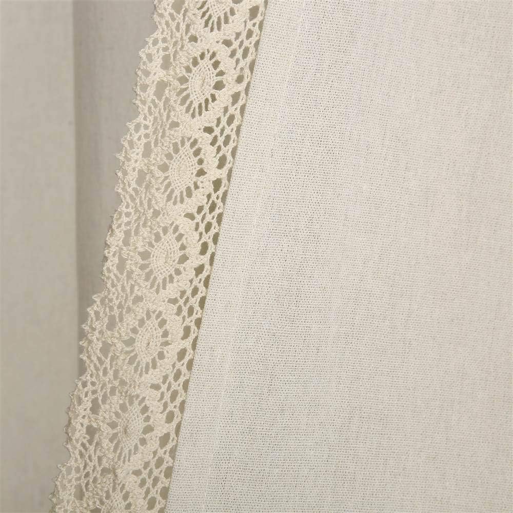 Rosalie Window Curtain Panels Ivory 54x120Set