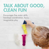 Boon PIPES Building Toddler Bath Tub Toy for Kids Aged 12 Months and Up, Multicolor (Pack of 5)