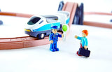 Hape E3729 Figure 8 Safety Train Railway Set (26 Piece)