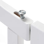 Primetime Petz 360 Configurable Freestanding Dog Gate With Door For Home Size 24 White