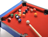 Kidmoro United Sport Wooden Pool or Billiards Table Game, 24-inches