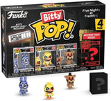 Funko Bitty Pop!: Five Nights at Freddy's Mini Collectible Toys - Nightmare Bonnie, Nightmare Chica, Nightmare Freddy & Mystery Chase Figure (Styles May Vary) 4-Pack