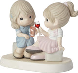 Precious Moments 202014 Here’s to A Lifetime of Friendship Bisque Porcelain Figurine