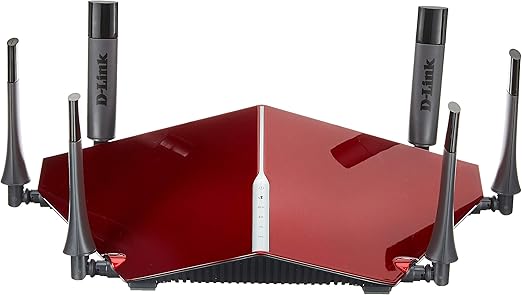 Dlink Wireless AC3200 Tri Band Gigabit Cloud Router, Red