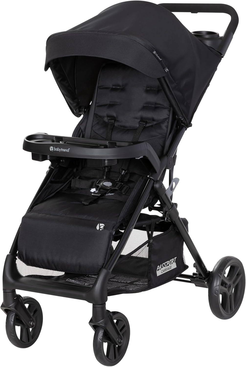 Baby Trend ST12D14E Passport Carriage Bassinet Stroller Ultra Black