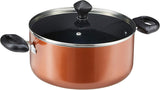 Meyer Bronze 18cm Covered Casserole And 24cm Covered Casserole