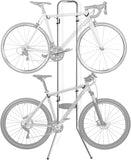 Delta Cycle RS6002 Michelangelo Two-Bike Gravity Stand Silver 83.5 x 21.25 x 16.5