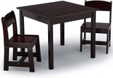 Delta Children MySize Kids Wood Table and Chair Set (2 Chairs Included)