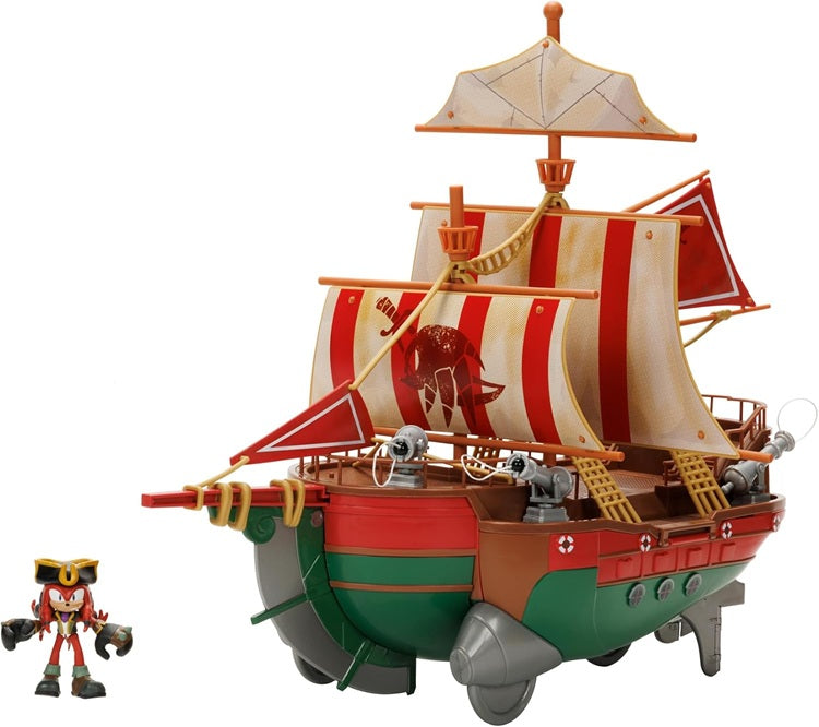 Sonic The Hedgehog Prime Pirate Ship Playset, 2.5"