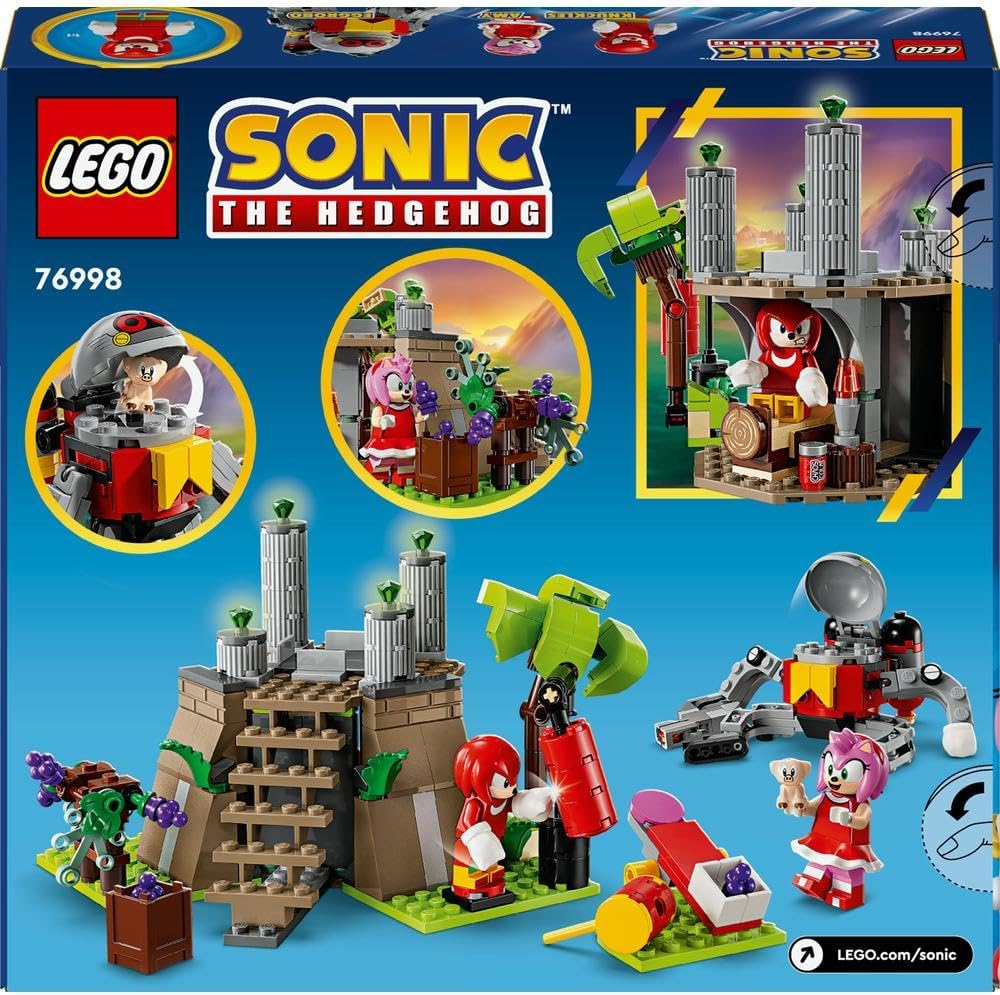 LEGO 76998 Sonic The Hedgehog Knuckles And The Master Emerald Shrine Video Game Collectible Toy For Kids