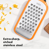 Oxo Good Grips 11216100 Coarse Etched Grater Orange