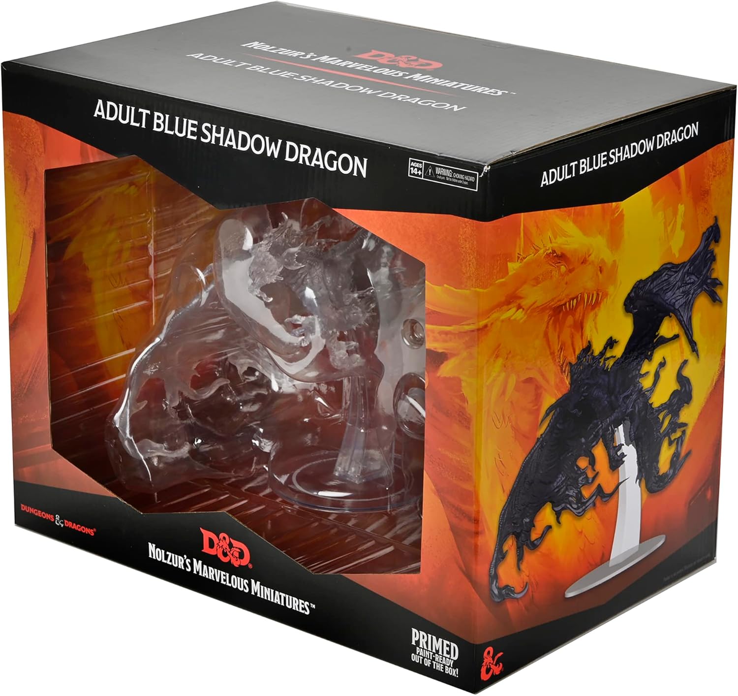 Dungeons & Dragons Nolzur’s Marvelous Adult Blue Shadow Dragon Miniatures Figure Secondary image