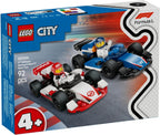 LEGO City F1 Williams Racing and Haas F1 Race Cars 60464