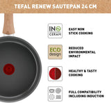 Tefal Renew C42532 Saute Pan 24cm Induction
