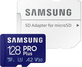 Samsung ProPlus 128GB microSDXC UHS-I Memory Card w/ SD Adapter (MB-MD128KA)