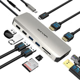 WAVLINK USB C Hub To DisplayPort And Dual HDMI For MST Docking Station
