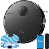 Midea I5C Robot Vacuum cleaner, 4000Pa strong suction with BLDC motor, Sweep and Wet Mopping, 3 level to choose, Wi-Fi App & Voice Control with Msmartlife, Several cleaning modes, 2600mah battery