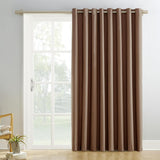 Sun Zero Easton Extra-Wide Blackout Grommet Sliding Patio Door Curtain Panel