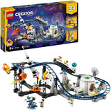LEGO® Creator Space Roller Coaster 31142 Building Toy Set for Ages 9+; A Roller Coaster, Drop Tower and Merry-Go-Round (874 Pieces)