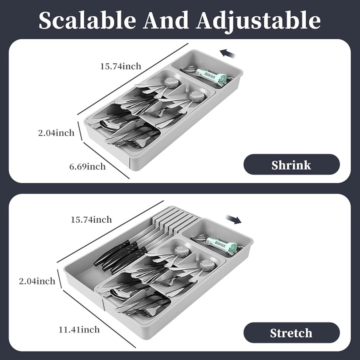 Utensil Organizing Tray