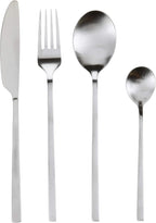 Table Matters  KN-6131- Cubic 16 Piece Stainless Steel Cutlery Set Matt Silver