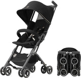 gb Pockit+ All-Terrain, POCKIT 3H Lightweight Baby Stroller - 6-36 Months, One-Second Fold, Aerospace Alloy Frame, Adjustable Seat, Compact & Travel-Friendly, 5.9kg, Black Gold