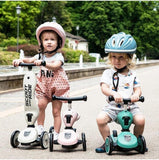 Scoot & Ride - Highwaykick 1 Children Adjustable Seated or Standing 2-in-1 Scooter Including Safety Pad for Tip Prevention - for Ages 1-5