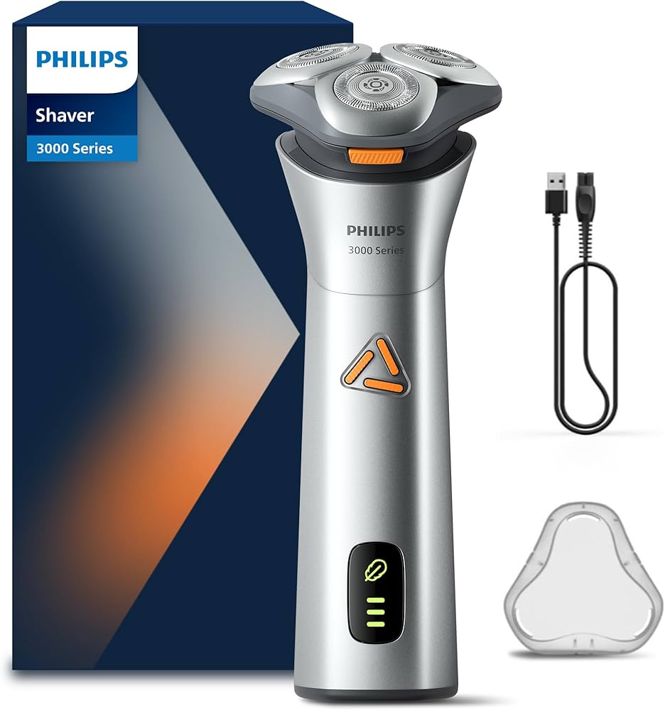 Philips S3882/00 3000 Series Wet & Dry Electric Shaver with Power Cut Blades