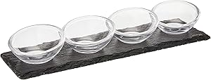 Nude Quartet Serving Set, Clear, (Pack of 5) Main image