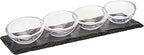 Nude Quartet Serving Set, Clear, (Pack of 5)