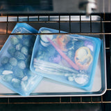 Stasher Premium Silicone Reusable Food Storage Bags 4Pack Rainbow