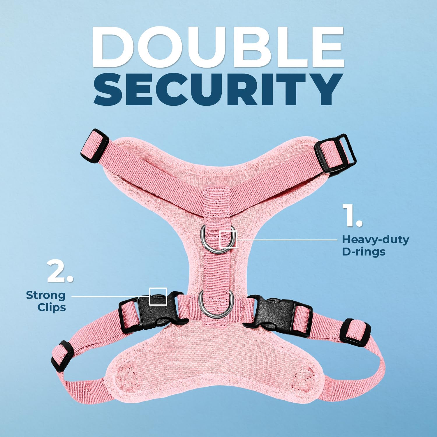 Voyager StepIn Lock Pet Harness Adjustable For Cats And Dogs Pink S Secondary image