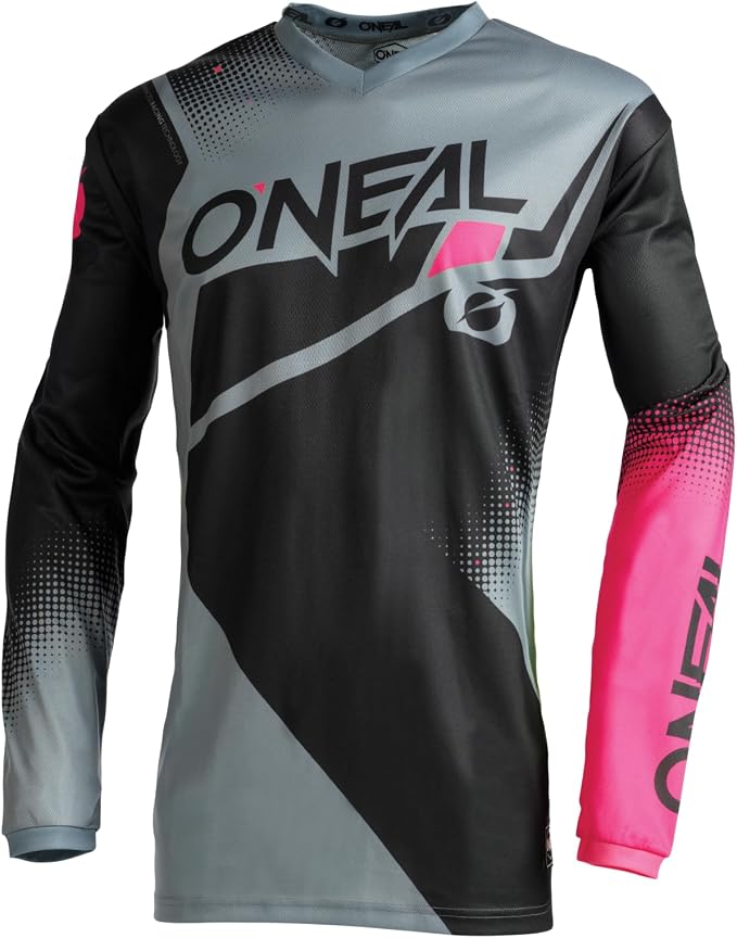 O'NEAL-Motocross Jersey long sleeves -Womens Size M-black grey pink Main image