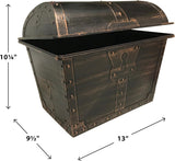 Teacher Created Resources Large Plastic Treasure Chest Classroom Rewards Pirate Party Goody Box (TCR8759)