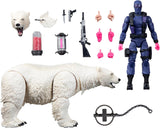 GI Joe Classified Series 161 Snake Eyes And Polar Bear 6inch Scale Action Figure And Bear