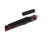 rOtring 600 Mechanical Pencil HB 0.7 mm, Hexagonal Barrel, Black (Made In Japan)