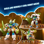 LEGO DREAMZzz Mateo and Z-Blob the Knight Battle Mech Toy 71485 Fantasy Gift with 4 Minifigures (1333 Pieces)