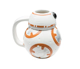 Zak Designs SWRH-9537 Sculpted Ceramic Mug in Shape of BB-8 from Star Wars The Force Awakens