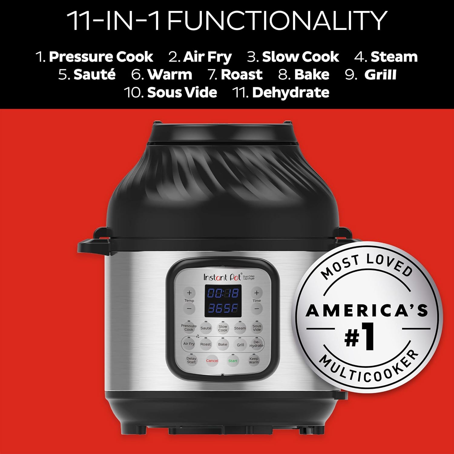 Instant Pot Duo Crisp 11in1 Pressure Cooker Secondary image