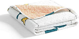 Lush Decor Rowley Birds Reversible Throw Blanket, 50