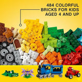 LEGO Classic Medium Creative Brick Box 10696 Building Toys for Creative Play; Kids Creative Kit (484 Pieces)