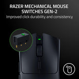 Razer Viper V3 HyperSpeed - Wireless Esports Mouse (Focus Pro 30K Optical Sensor, Up to 280 hours of Battery Life, Mechanical Mouse Switches Gen-2, 4000 Hz Wireless Polling Rate) Black