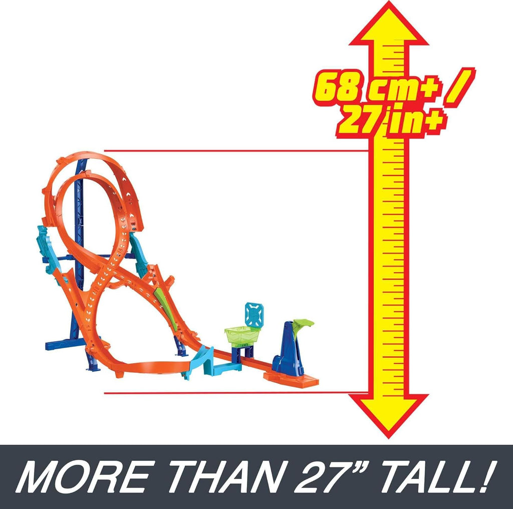 Hot Wheels Track Set With 1 Hot Wheels Car