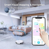 Yeedi Mop Station 2-in-1 Robot Mop and Vacuum Cleaner, Automatic Washing of Mops, Pressure Impregnated Mops, 2500 Pa, Visual Navigation, Carpet Detection