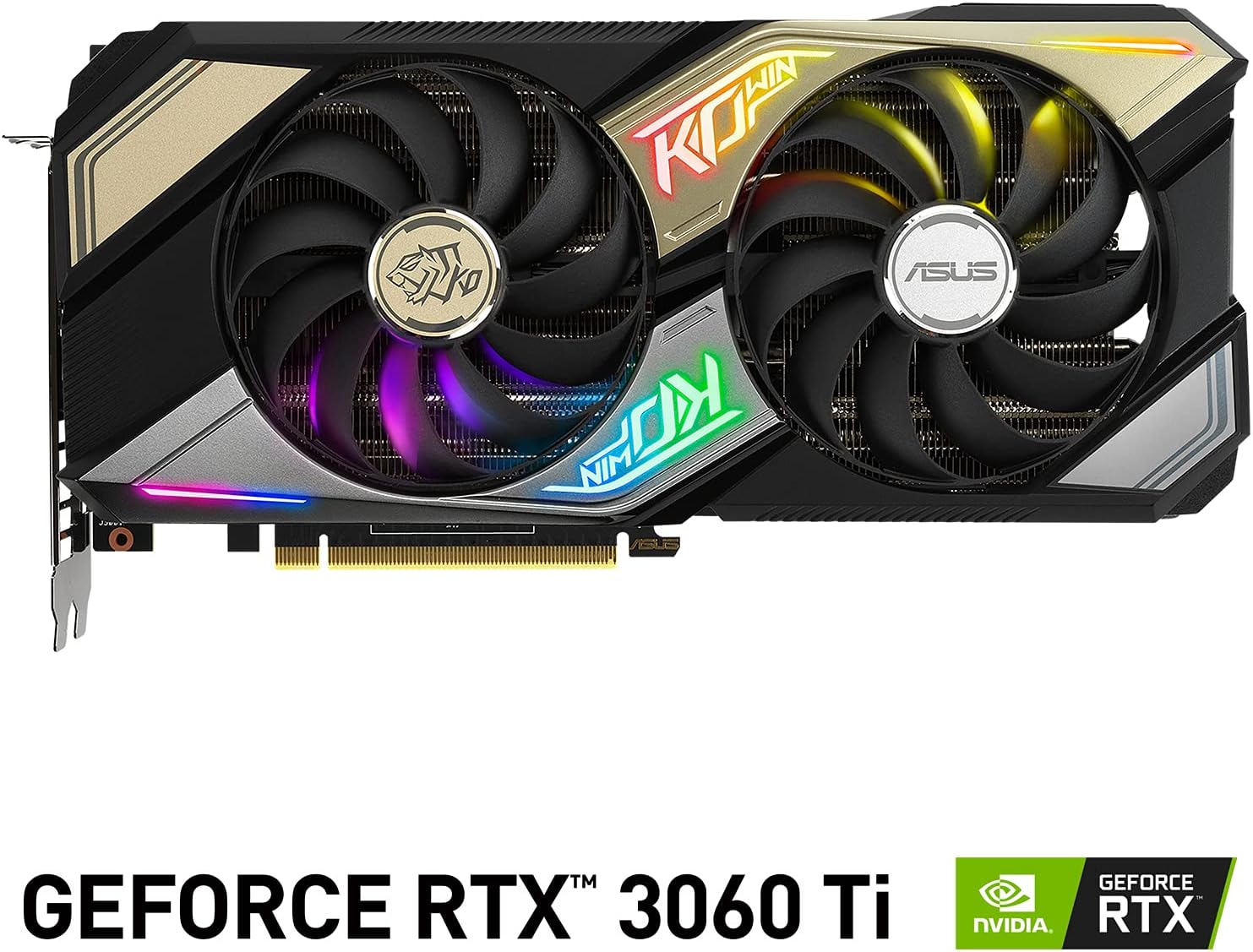 ASUS KO NVIDIA GeForce RTX 3060 Ti V2 OC Edition 8GB GDDR6 Gaming Graphics Card Secondary image