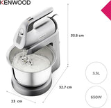 Kenwood Handmix HMP54.000SI - Mixer Stand with 3.5L Bowl, White