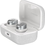 Sennheiser Momentum True Wireless 4 ear buds White Silver Noise Cancellation Microphone Included Lossless Audio Transparency Mode Long Battery Life
